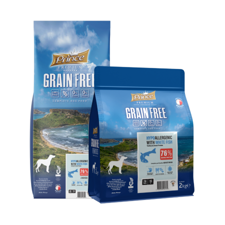 Prince Grain-Free Hypoallergenic with White Fish, Turkey & Sweet Potato