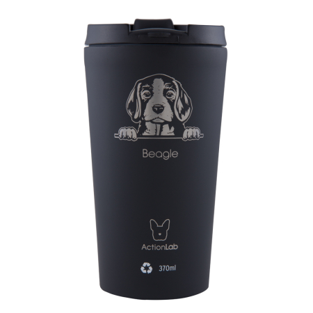 BEAGLE COFFEE THERMOS 370ML BLACK