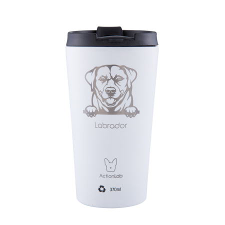 LABRADOR COFFEE THERMOS 370ML WHITE