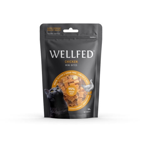 Wellfed Mini Bites Chicken 50gr