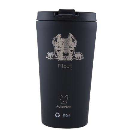 PITBULL COFFEE THERMOS 370ML BLACK