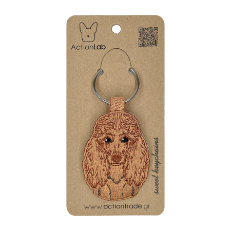 Poodle Keyring