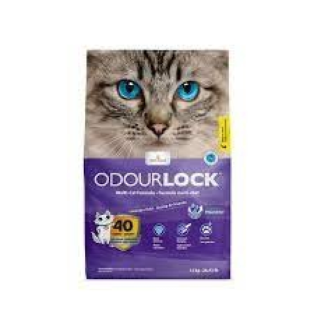 Clumping cat litter, lavender