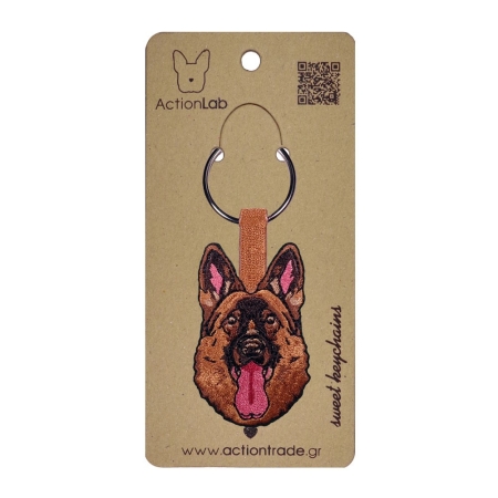 German Shepherd Keyring