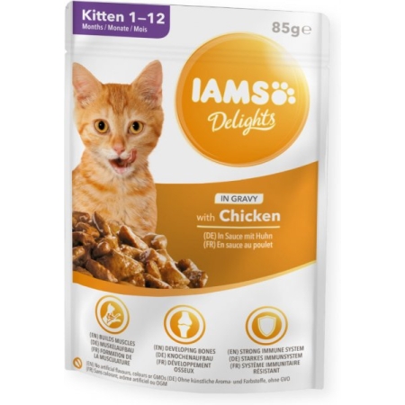 IAMS Cat Kitten with chicken in gravy