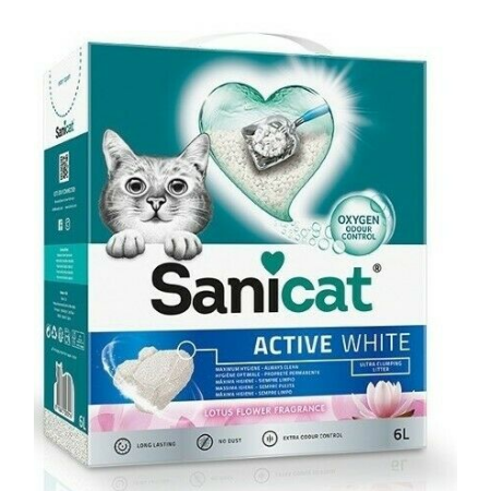 Sanicat Active White Lotus Flower Cat Litter