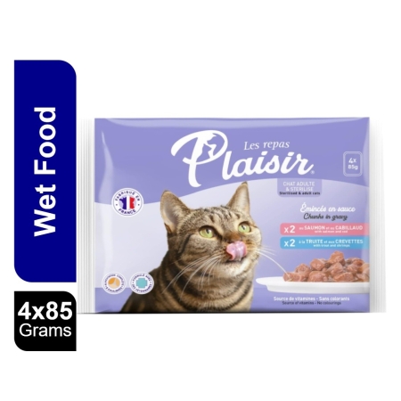 PLAISIR CAR MULTIPACK POUCH FOR ADULT AND STERILIZED CATS