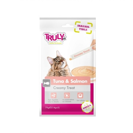TRULY – CREAMY LICKABLE TUNA & SALMON