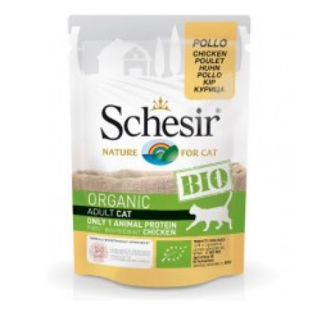 Schesir Cat Pouch Bio- Chicken