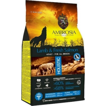 Ambrosia Lamb & Fresh Salmon Adult All Breeds