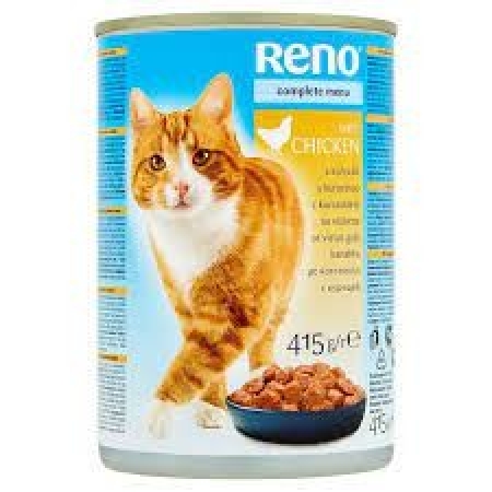RENO CAT CHUNKS CHICKEN 24X415G
