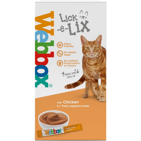 WEBBOX LICK-E-LIX CHICKEN 5 X 15G