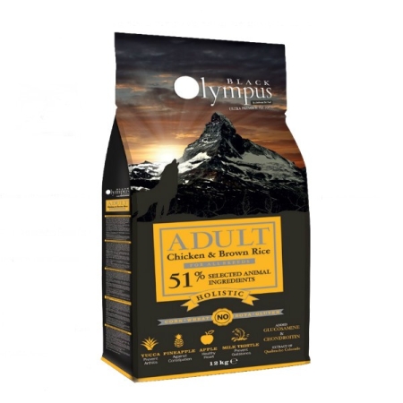 Black Olympus Adult Chicken And Brown Rice