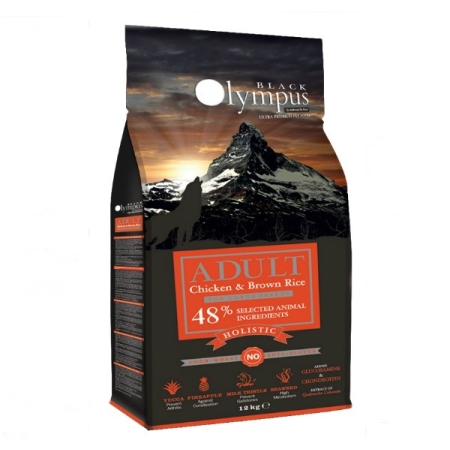 Black Olympus Adult Maxi Chicken And Brown Rice