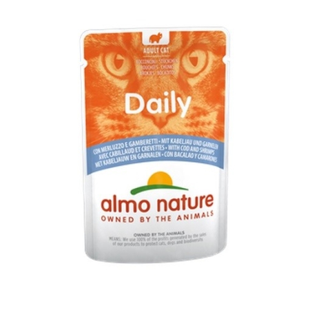 Almo Nature – Daily Cats Cod & Shrimps