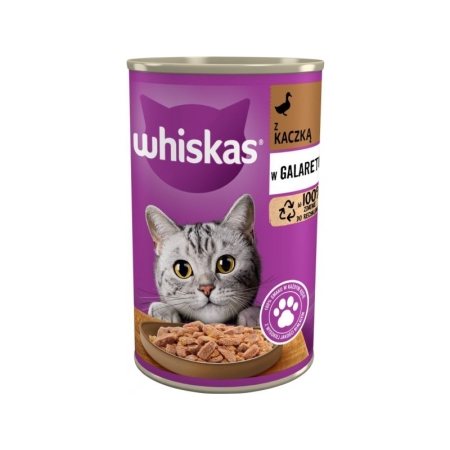 Whiskas Duck in Jelly – Wet Food for Adult Cats