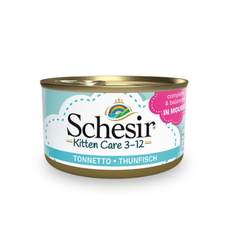 Schesir Kitten Tuna in mousse can