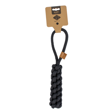 KURT BRAIDED CONE XS 22X5X5CM BLACK