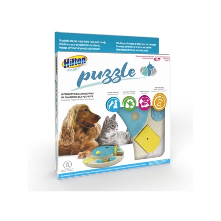 HILTON PUZZLE-INTERACTIVE PUZZLE FOR TREATS FOR DOG/CAT