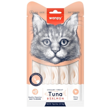 WANPY CREAMY LICKABLE TUNA & SALMON