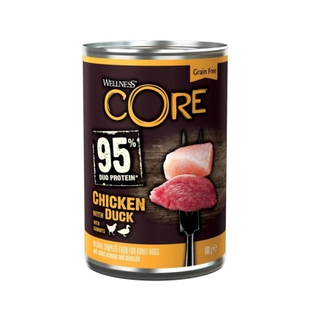 Wellness Core Dog Adult Wet Food Duo Protein Chicken Duck