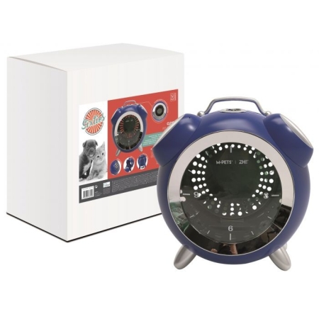 M-PETS - SIXTIES CLOCK PET CARRIER BLUE