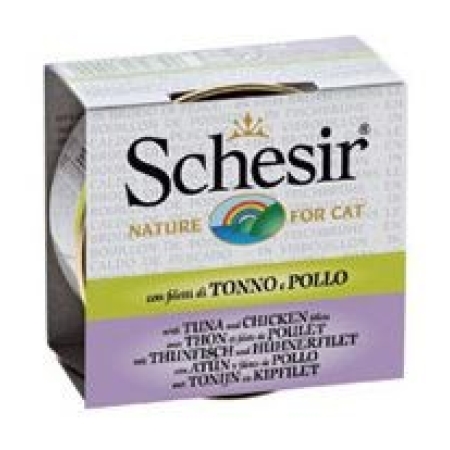 Schesir Tuna Fillets With Chicken Broth