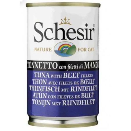 Schesir Cat Can Tuna & Beef