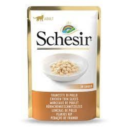Schesir Cat Chicken Slices In Gravy Pouch