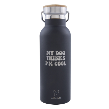 MY DOG THINK I AM COOL BABOO BOTTLE 500ML BLACK
