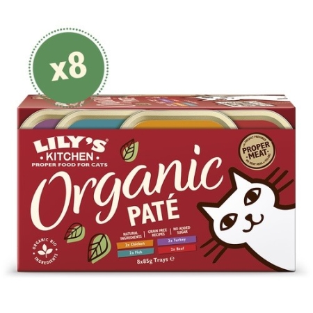 LILY'S KITCHEN - MPK ORGANIC PATE 8X85GR