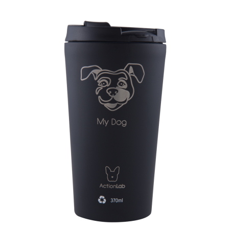 MY DOG  COFFEE THERMOS 370ML BLACK