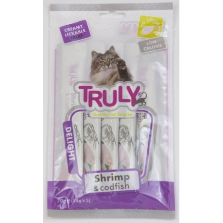 TRULY – CREAMY LICKABLES SHRIMP & CODFISH