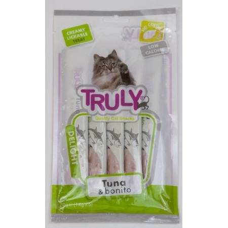 TRULY – CREAMY LICKABLES TUNA & BONITO