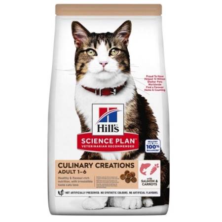Hill’s Science Plan Culinary Creations Feline Adult With Salmon And Carrots