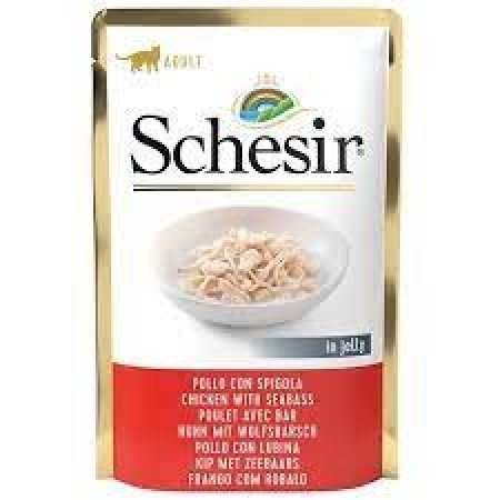 Schesir Cat Pouch Chicken With Seabass 100g