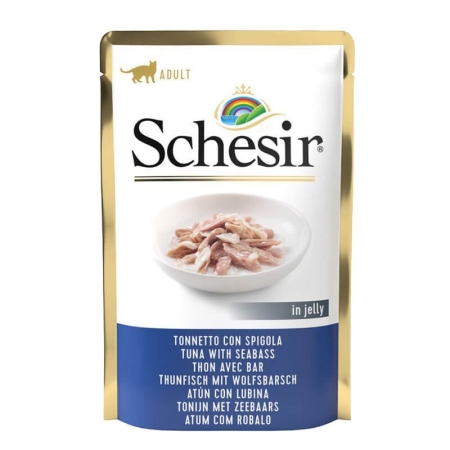 Schesir Cat Tuna With Seabass 100g