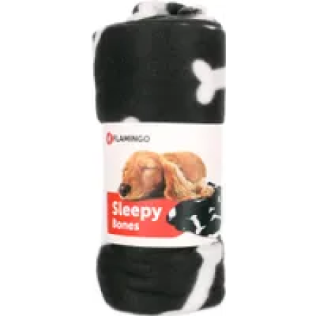 DOG BLANKET 150X130CM BLACK