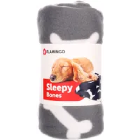 DOG BLANKET 150X130CM GREY