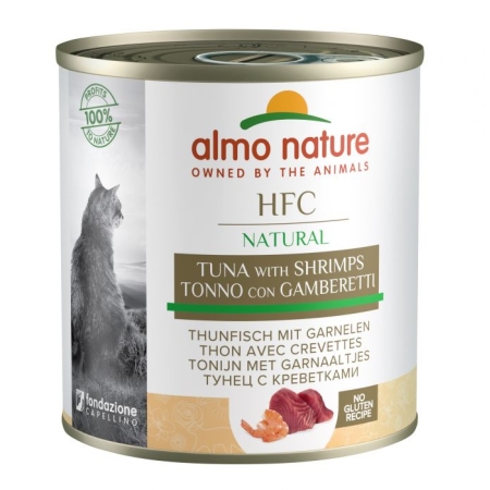 ALMO NATURE HFC NAT. TUNA & SHRIMPS 280GR