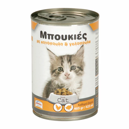 ELOMAS CAT FOOD TIN CHICKEN  405GR