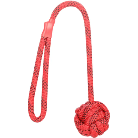 DT VOKAS PULL-ROPE + BALL BLACK/RED 49cm