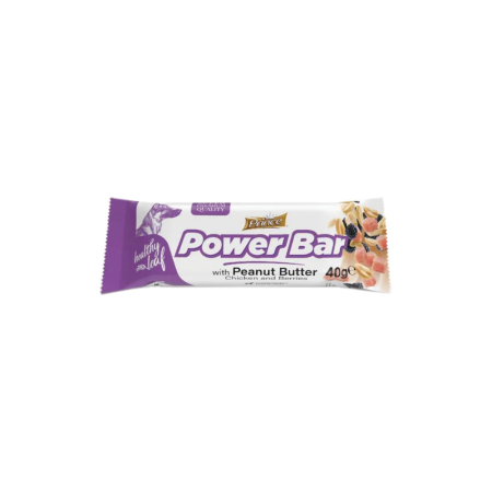 Prince Power Bar Dog Treat Chicken & Berries 40g