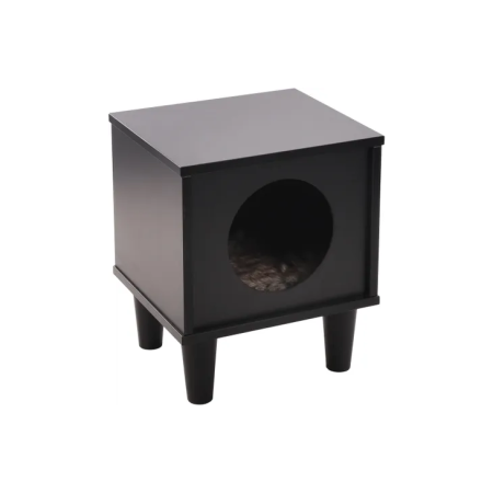 CAT FURNITURE DONUM CUBE BLACK 34x30x40,5CM