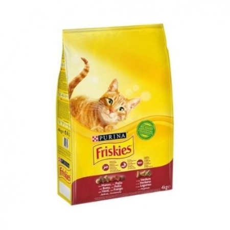 Friskies Adult Cat with Beef and Chicken & Vegetables