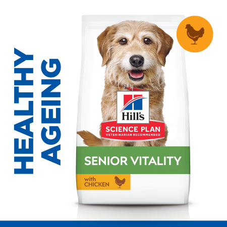 Hill’s Senior Vitality Small & Mini Chicken