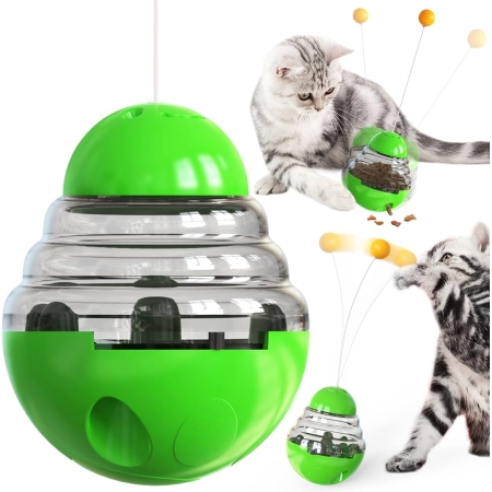 Shake Leaky Cat Toy Green