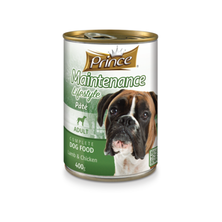 PRINCE LIFESTYLE PATE DOG LAMB 400GR
