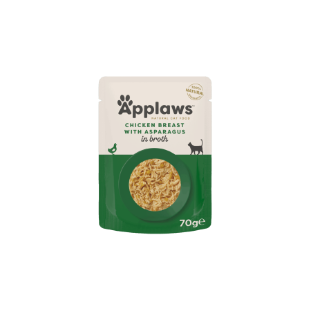 Applaws Natural Wet Cat Food / Chicken Breast with Asparagus in Broth