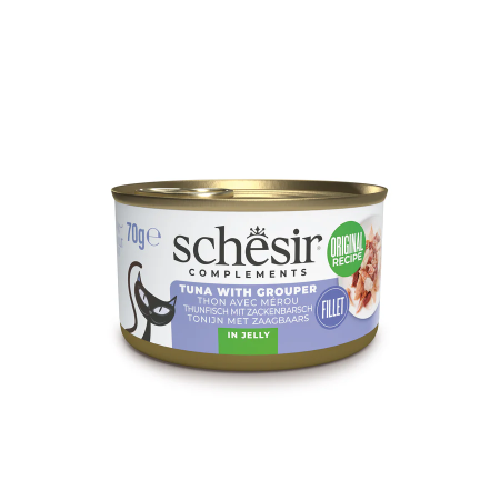 Schesir Tuna & Grouper in jelly 70g